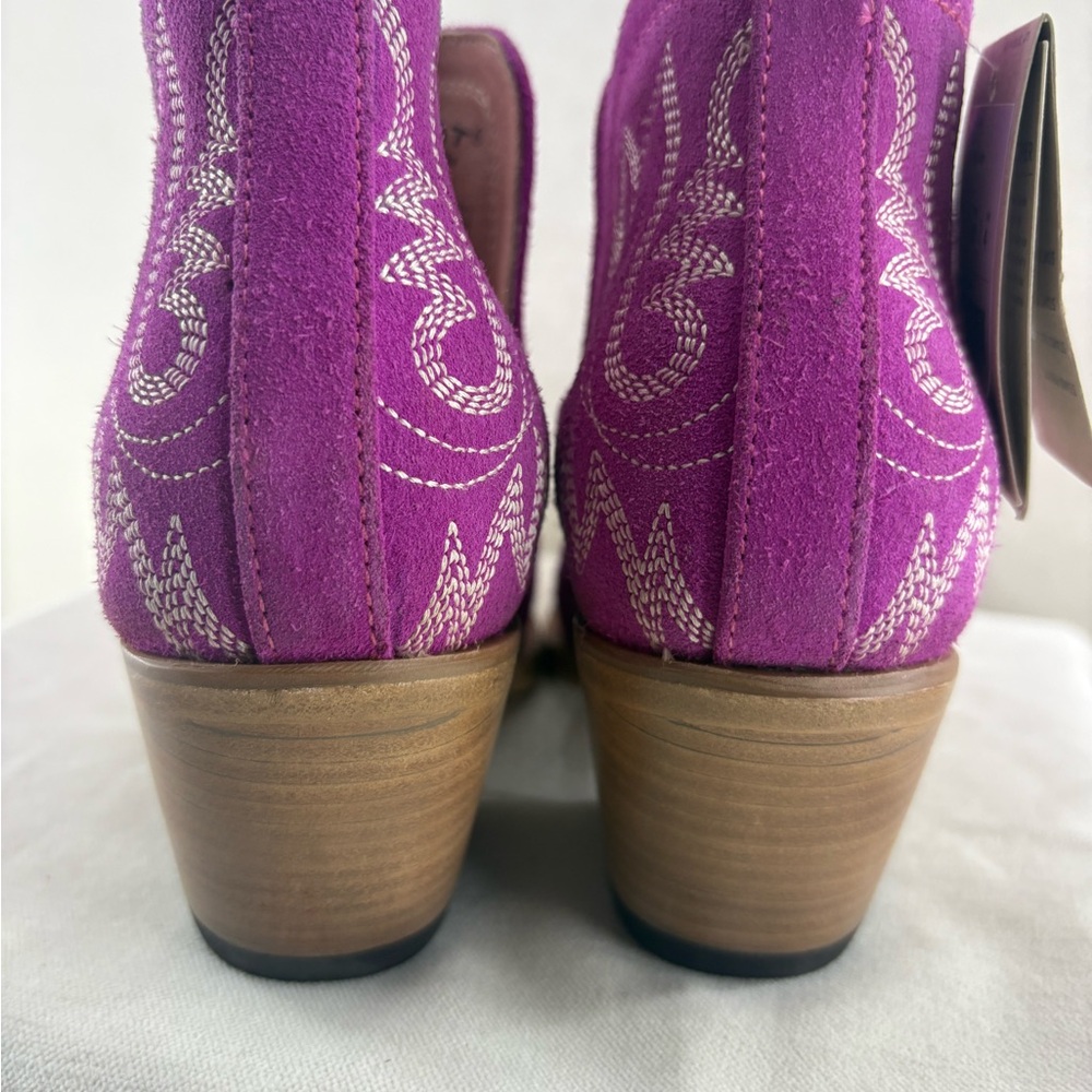 Ariat Dixon Women's Fuchsia Ankle Booties size 6.5M NIB - Picture 6 of 9